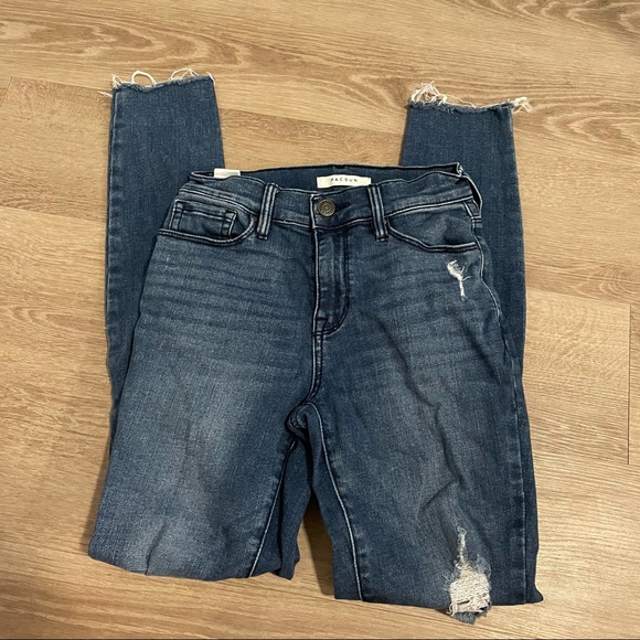 Pacsun high rise Jeggings blue size 23 - Picture 5 of 7